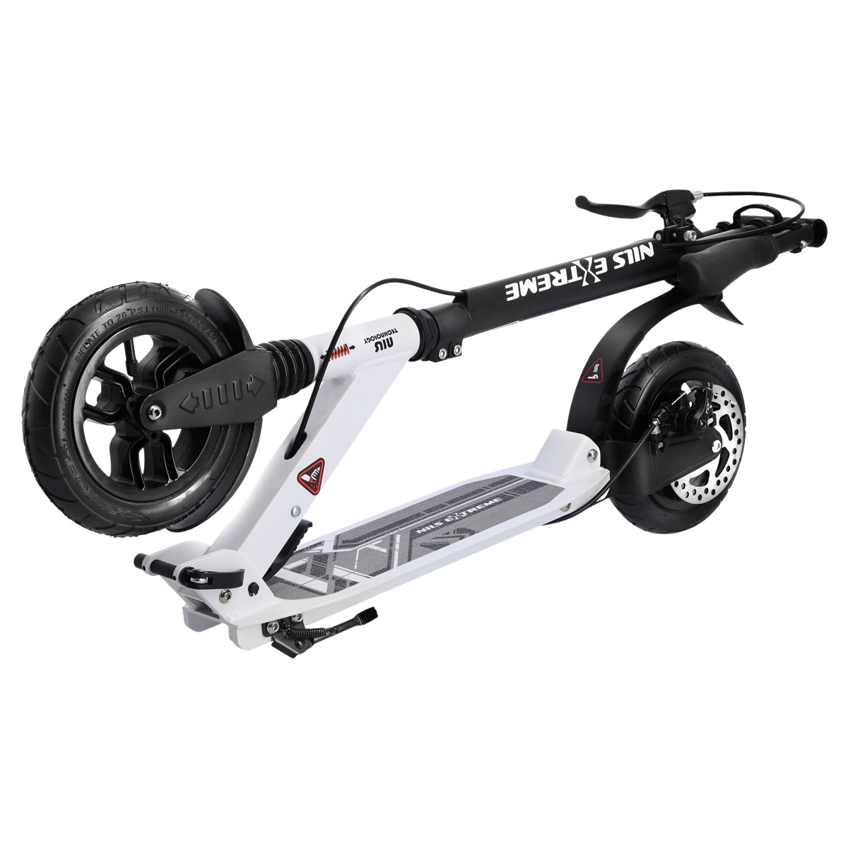 White Kick Scooter, Foldable, Lightweight Design