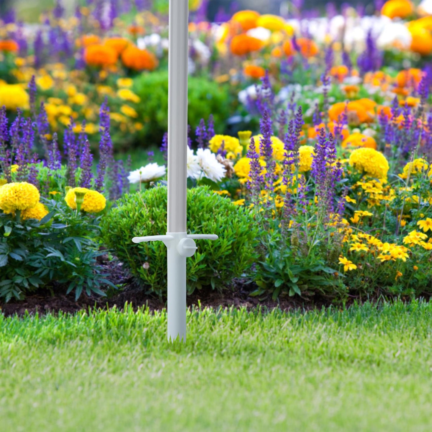 White Parasol Screw-in Holder
