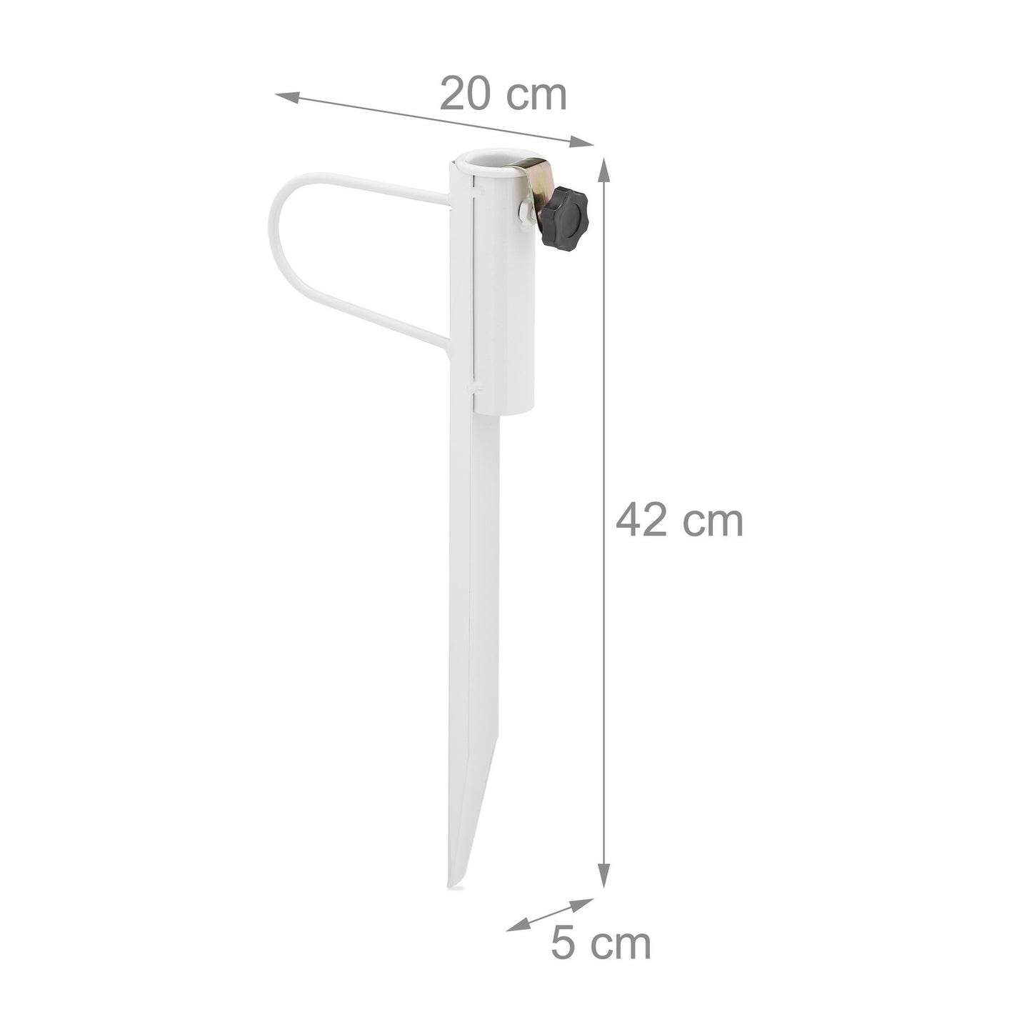 White Parasol Spike