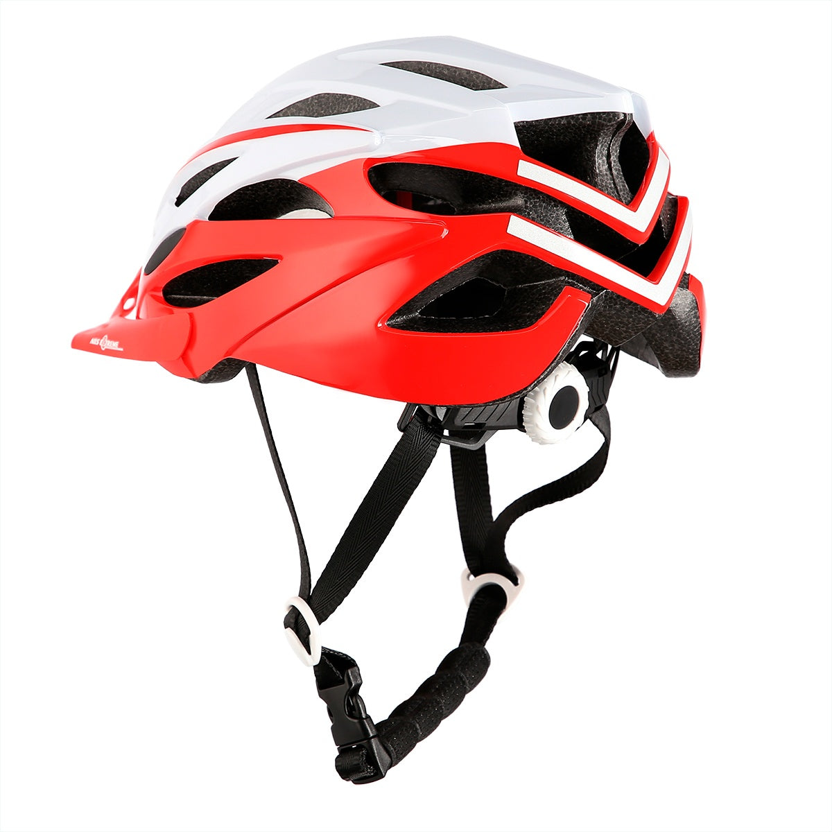 White-Red Helmet, Size S (50-58cm)