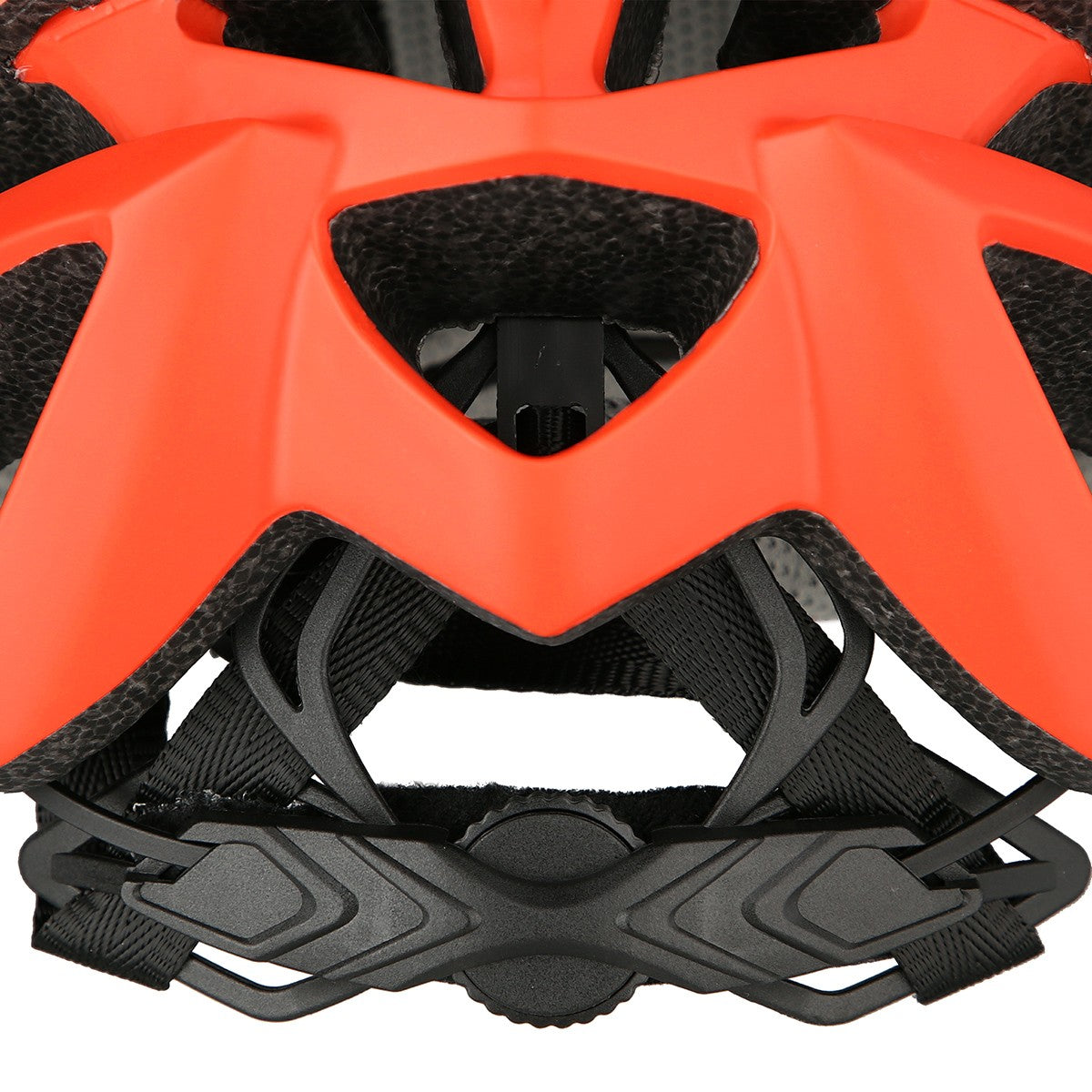 White-Red Size L Helmet, 57-61 cm
