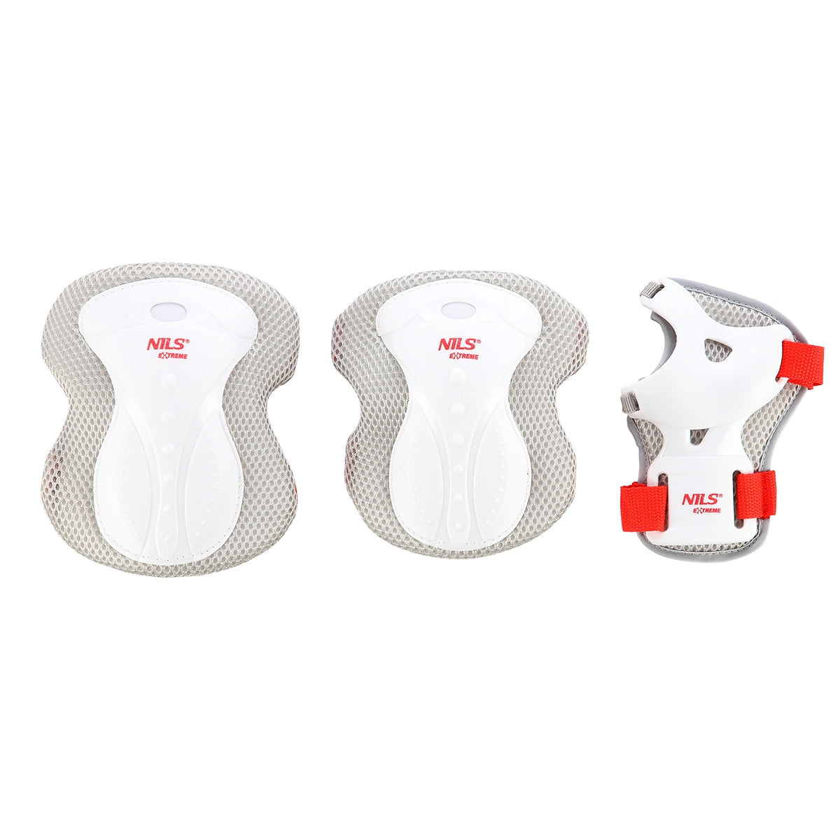 White Size S Protective Gear Set