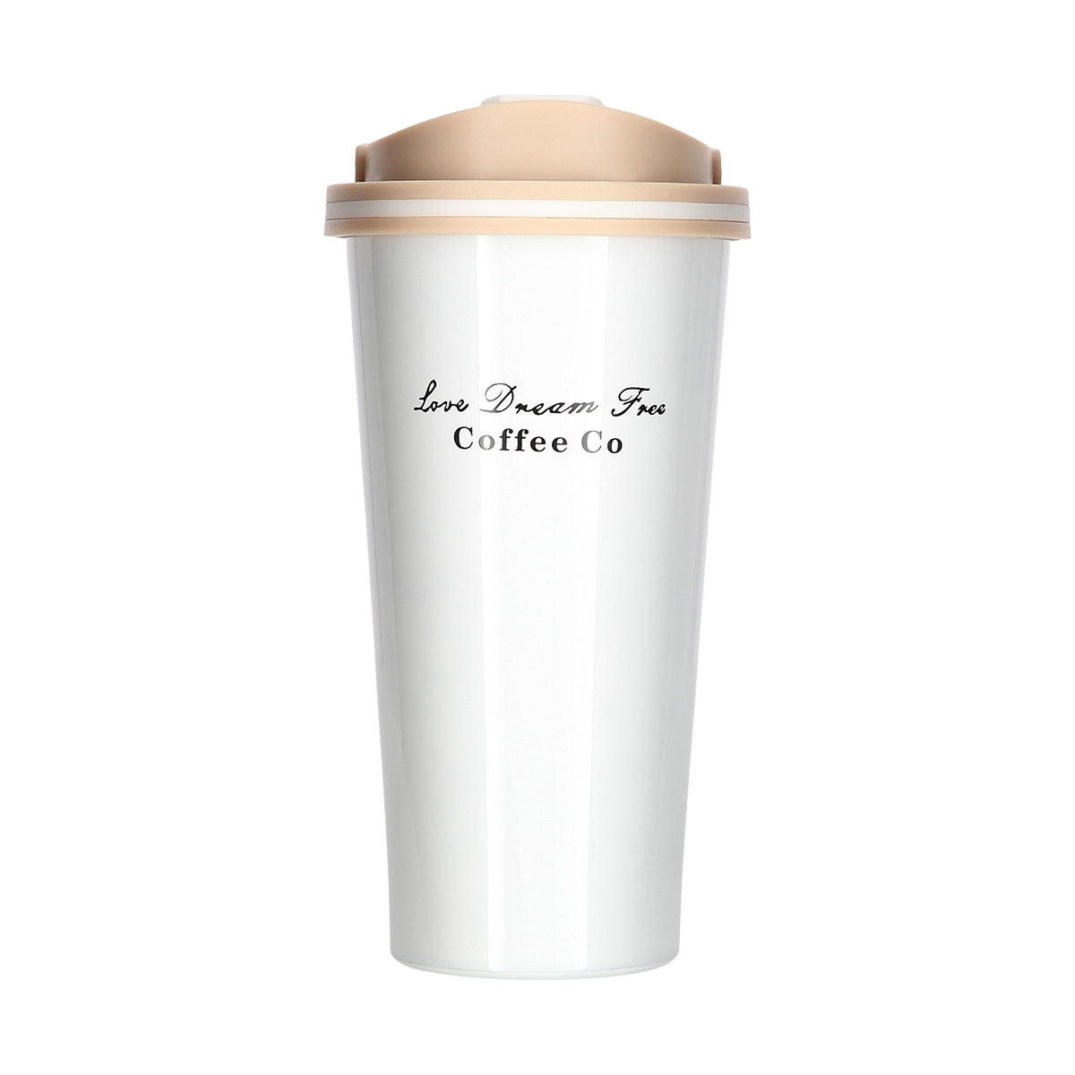 White Thermal Cup, 18 oz, Insulated