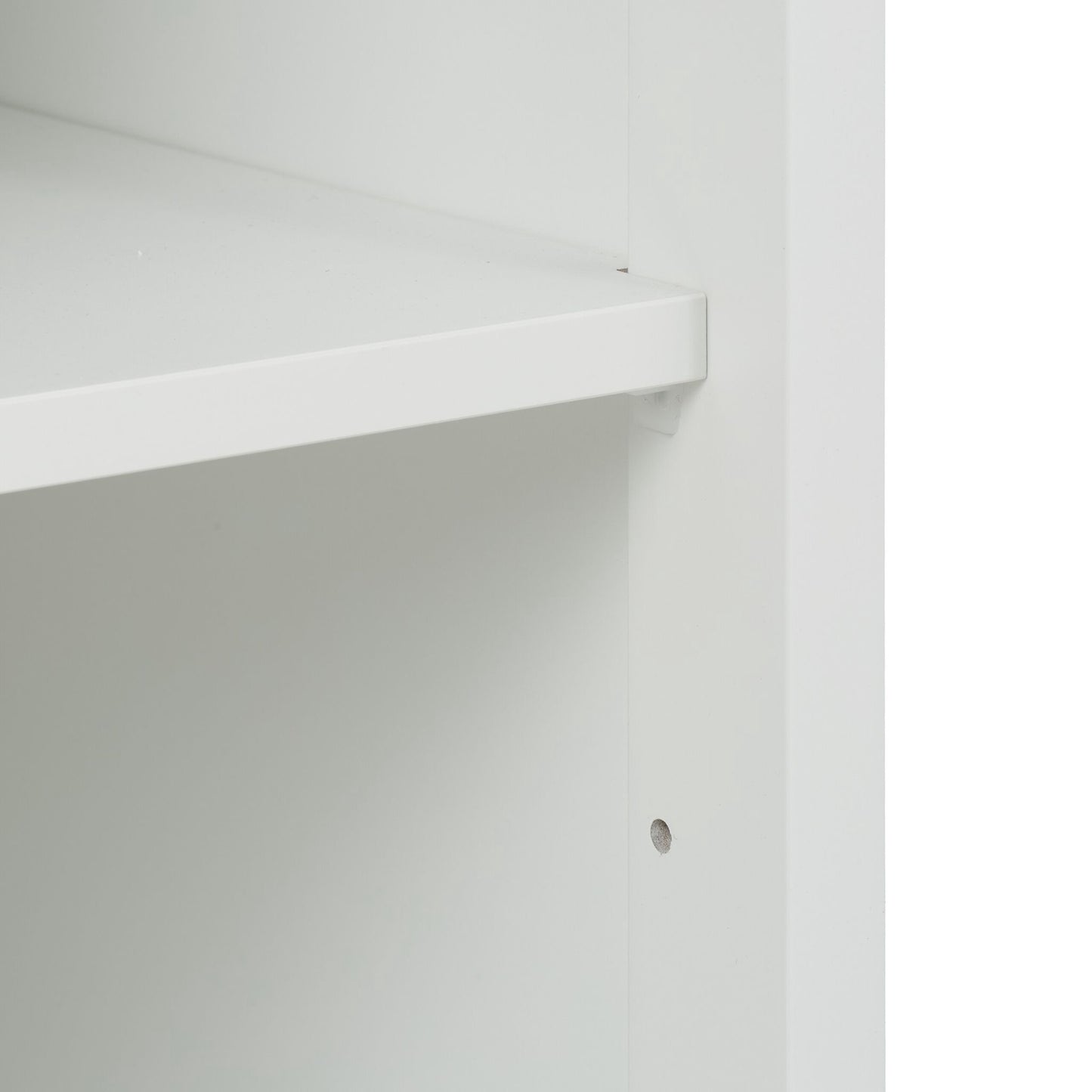 White bathroom cabinet