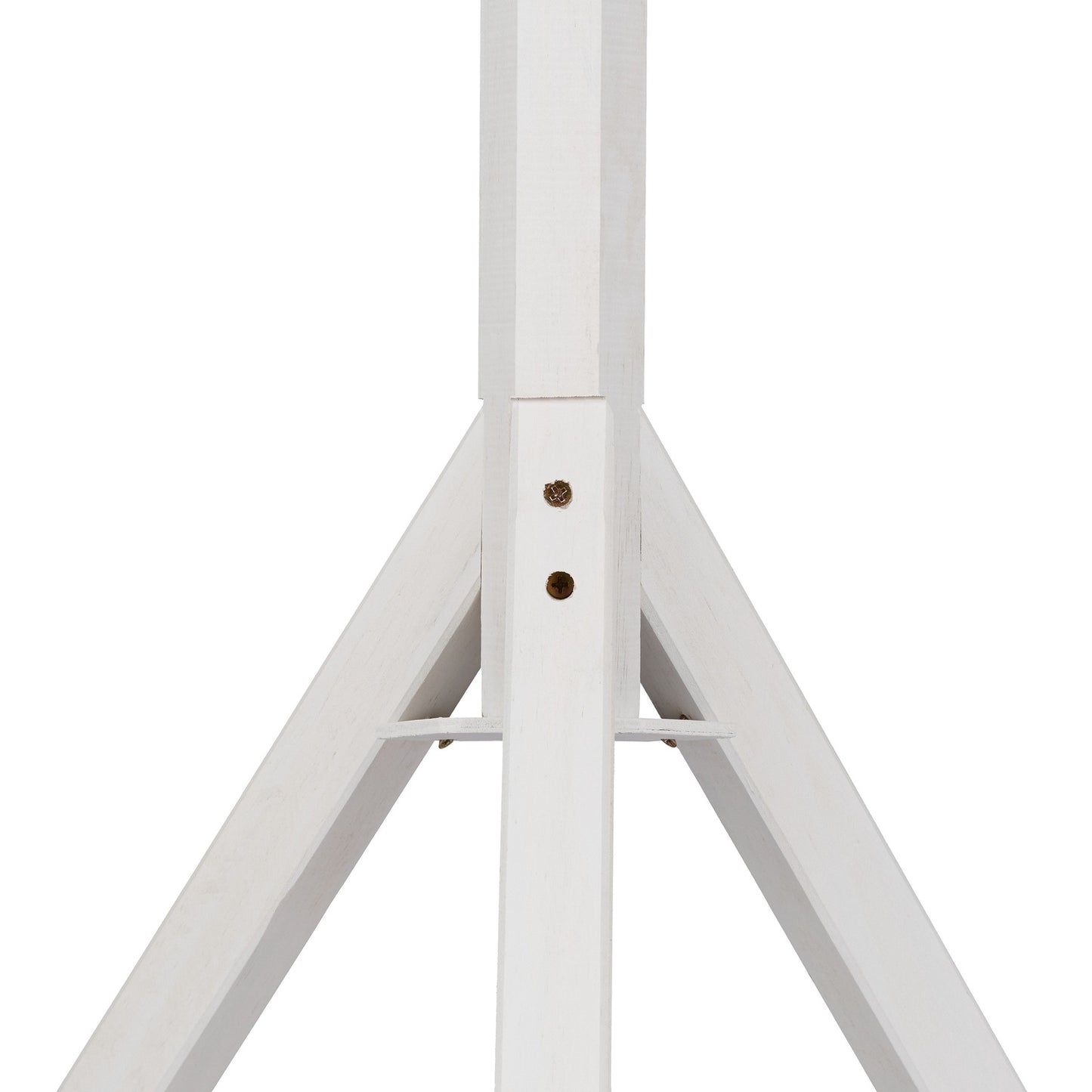 White bird table on post