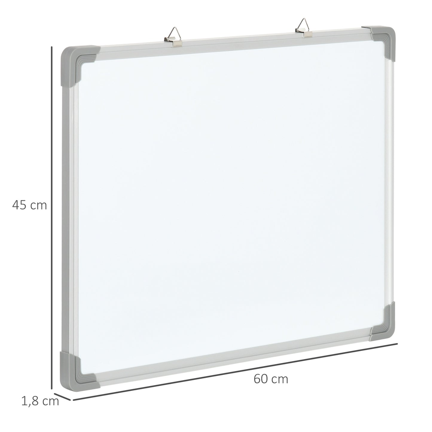 Magnetic whiteboard easel Set with markers and magnets, 60x45cm