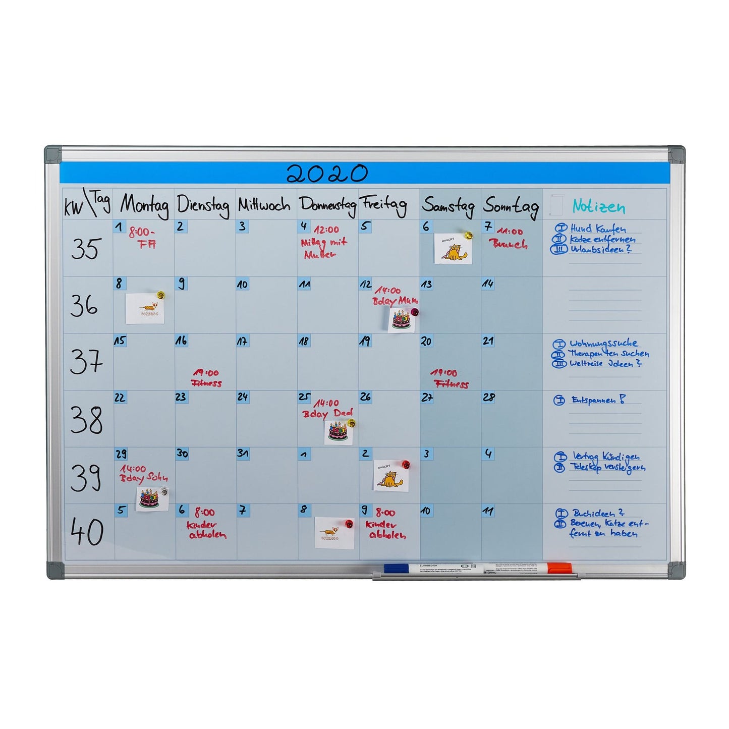 Whiteboard planner