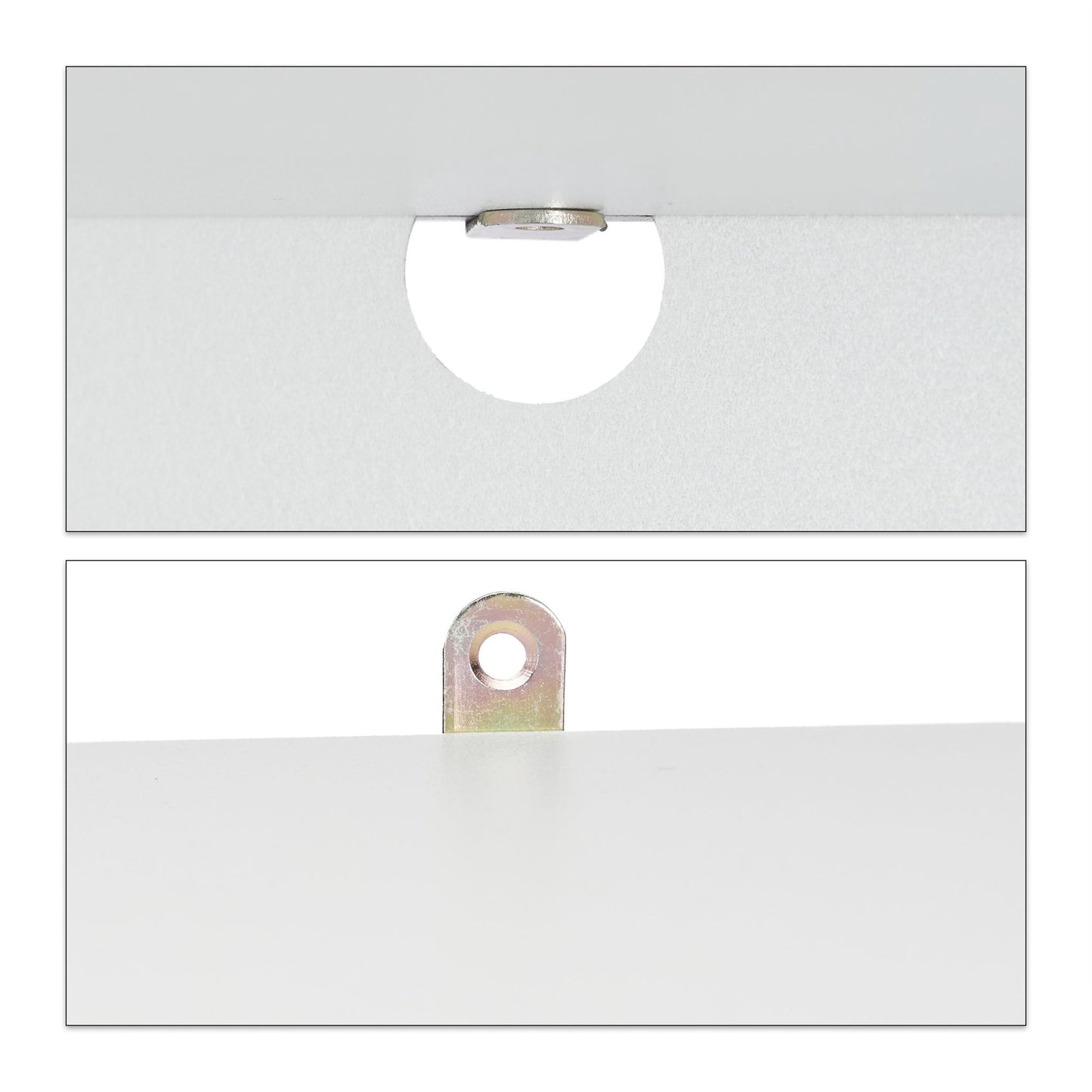White bookshelf