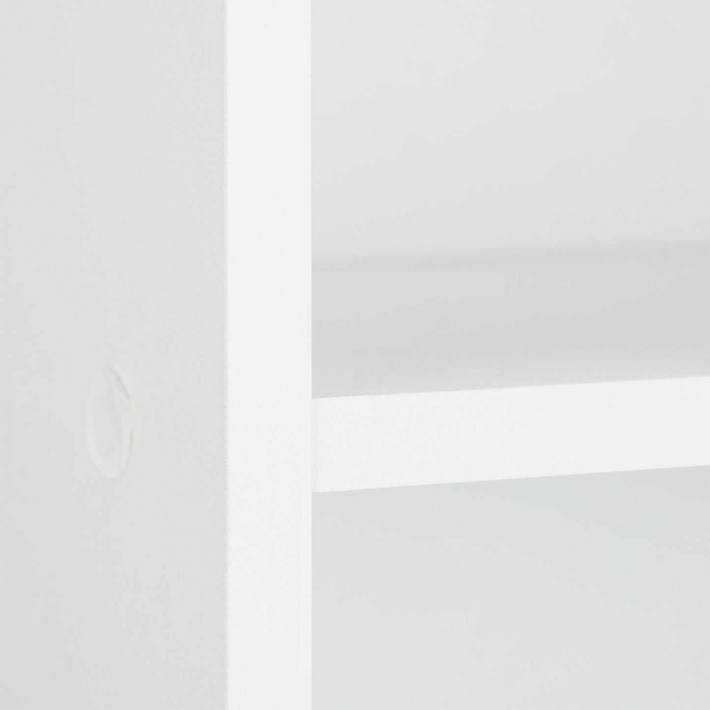White bookshelf