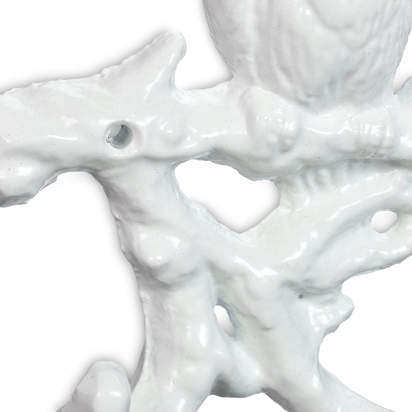 White coat hanger in bird design