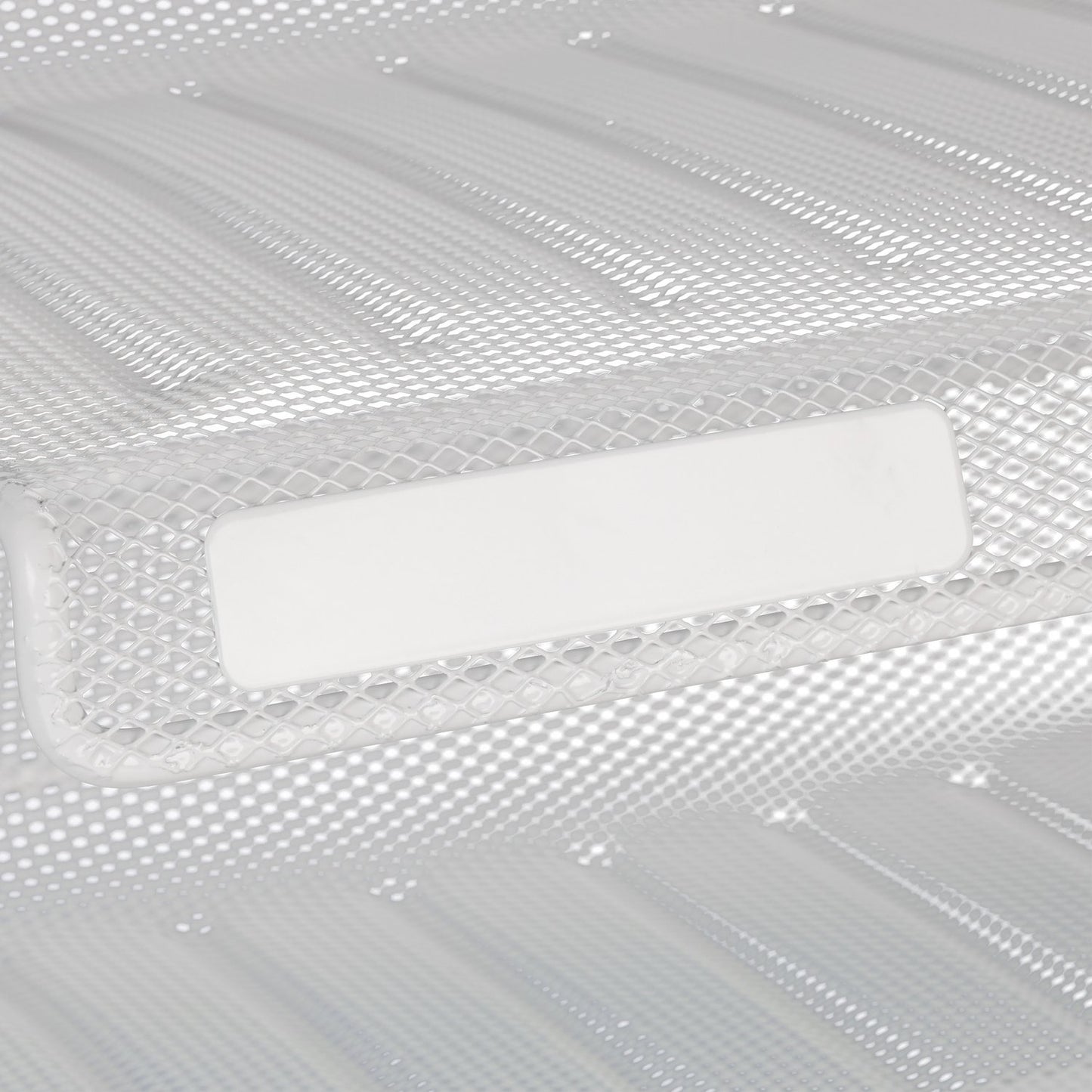 White document holder with 3 compartments