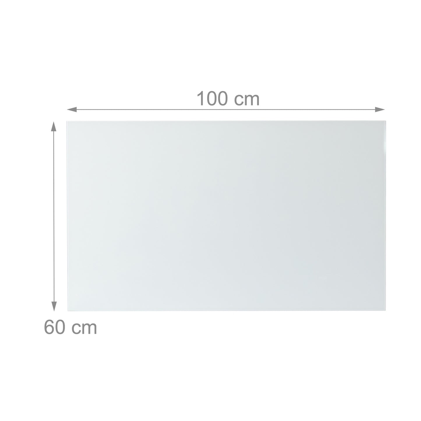 White glass magnetic board