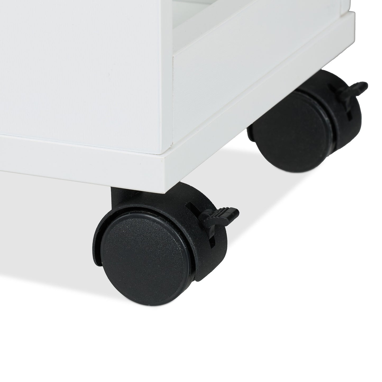 White niche cart with drawers