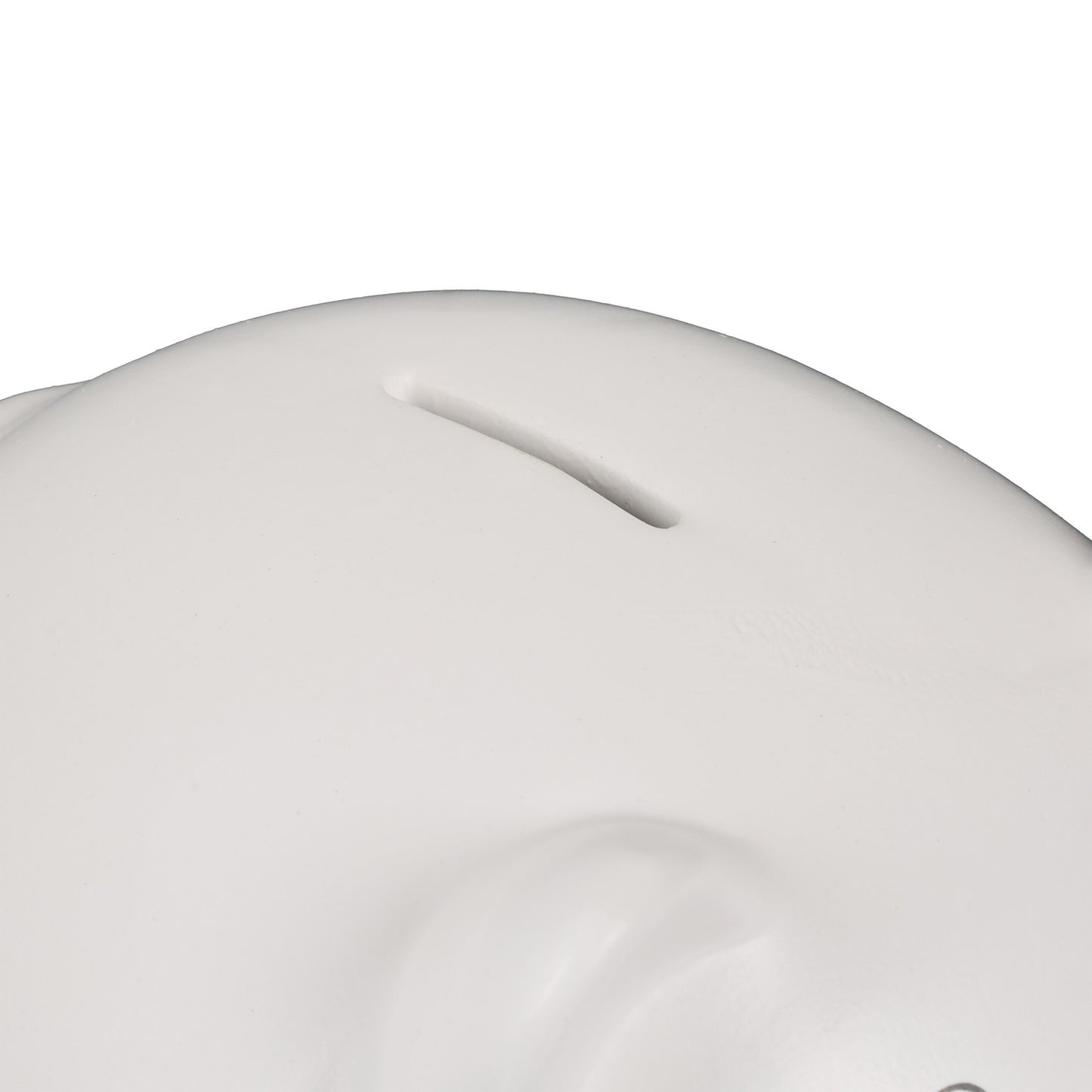 White piggy bank with cork nose