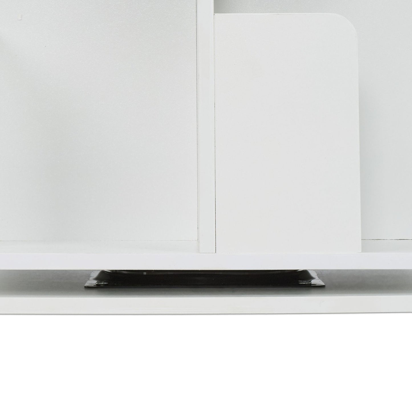 White rotating bookcase