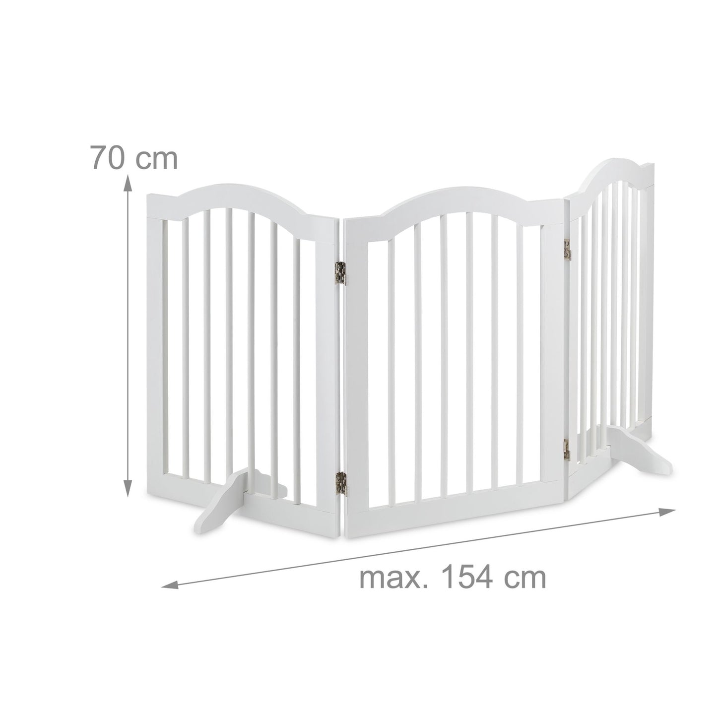 White security gate 70 cm