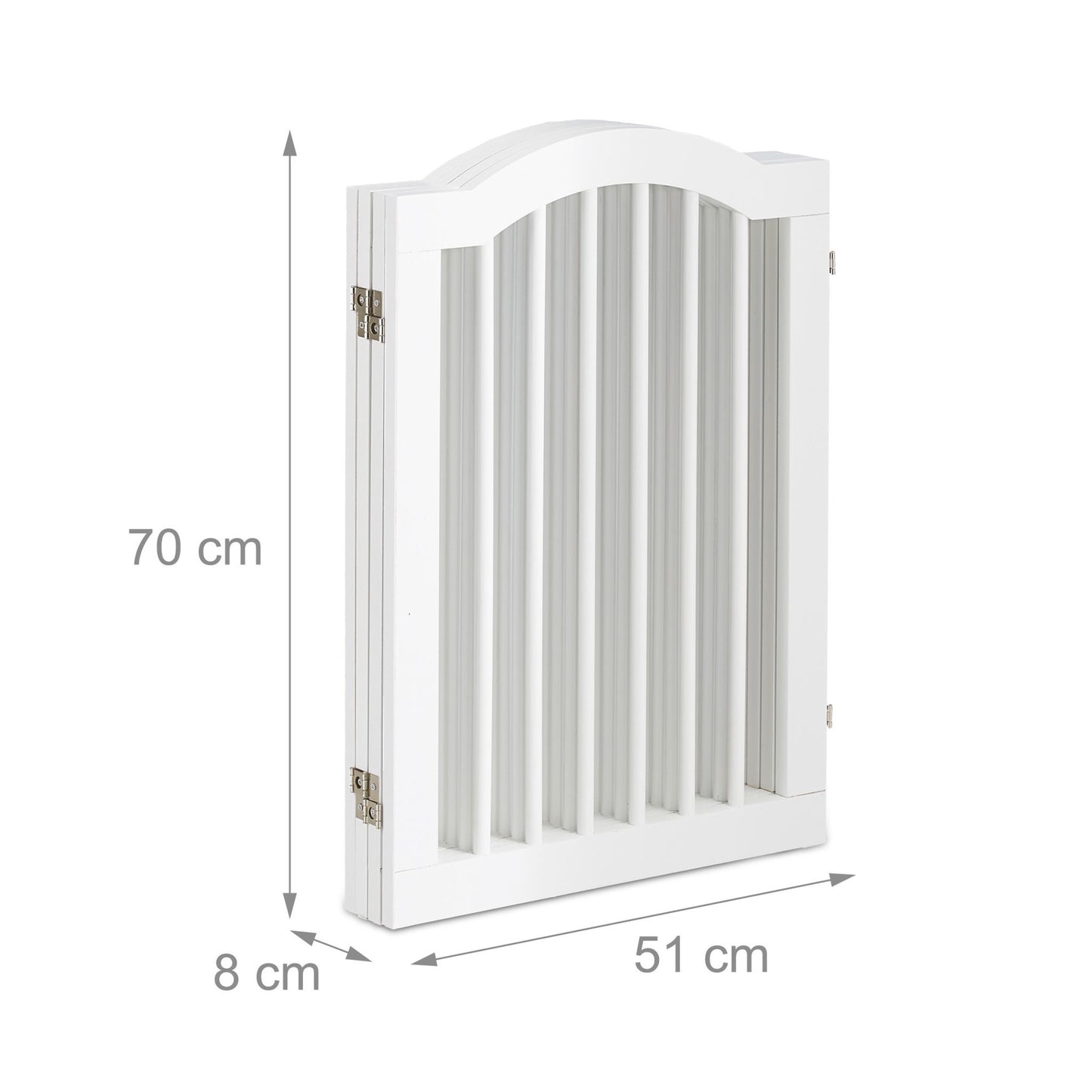 White security gate 70 cm