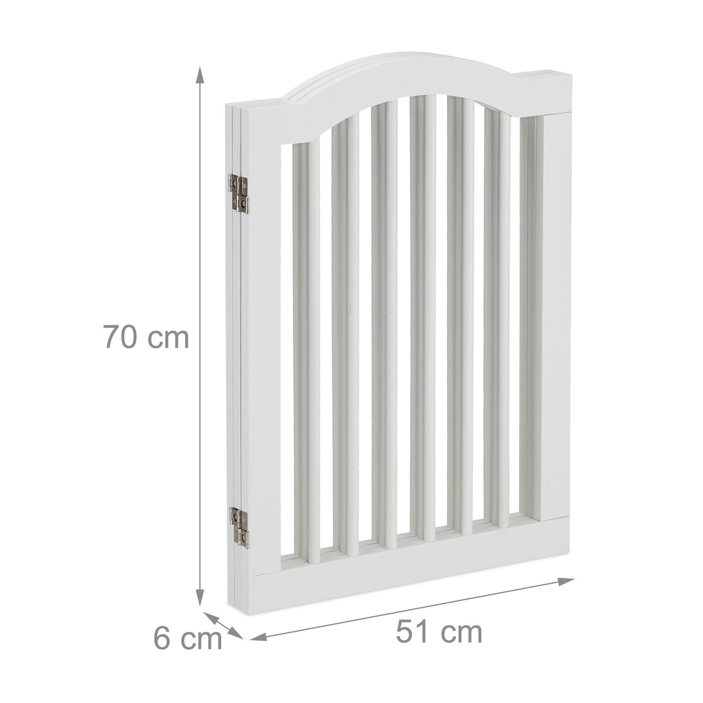 White security gate 70 cm