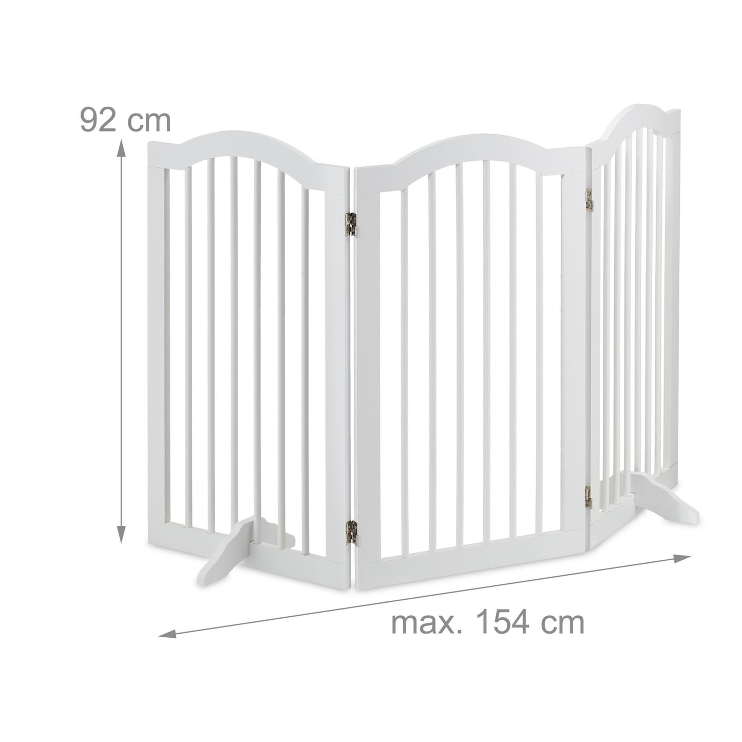 White security gate 92 cm