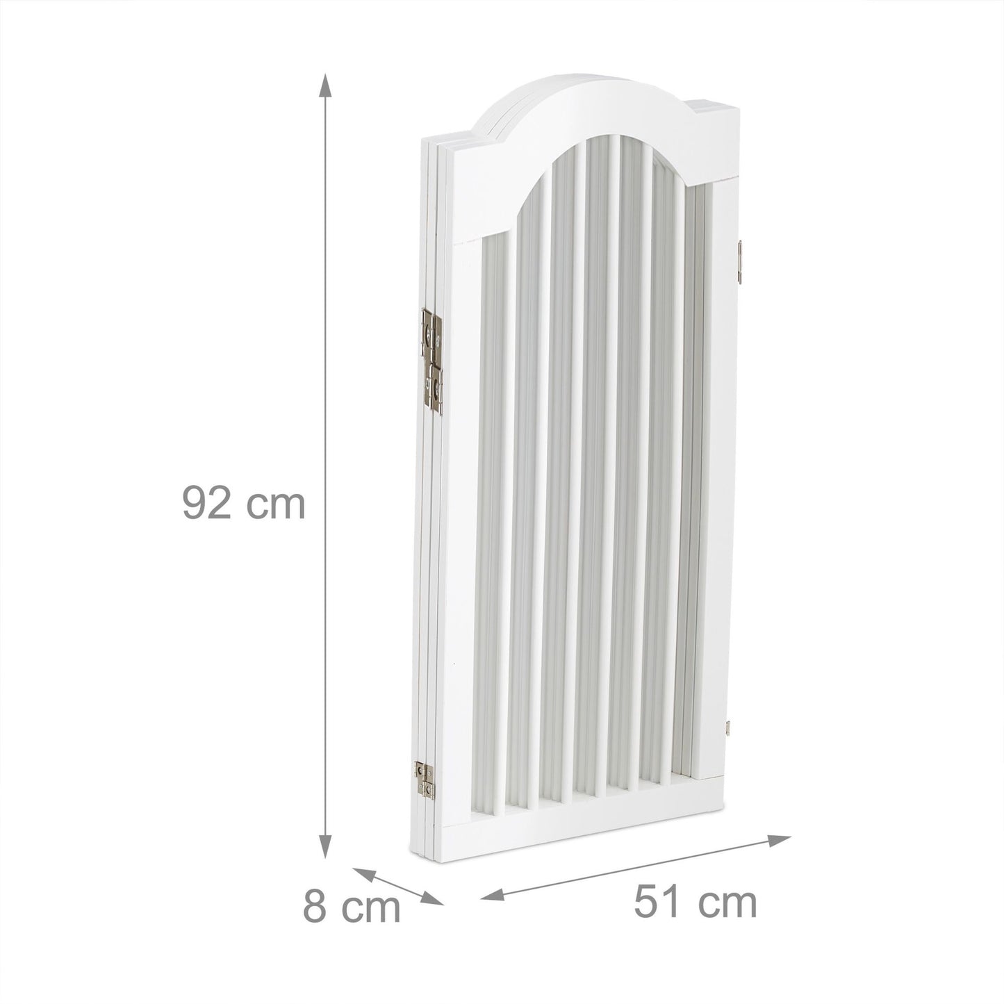 White security gate 92 cm