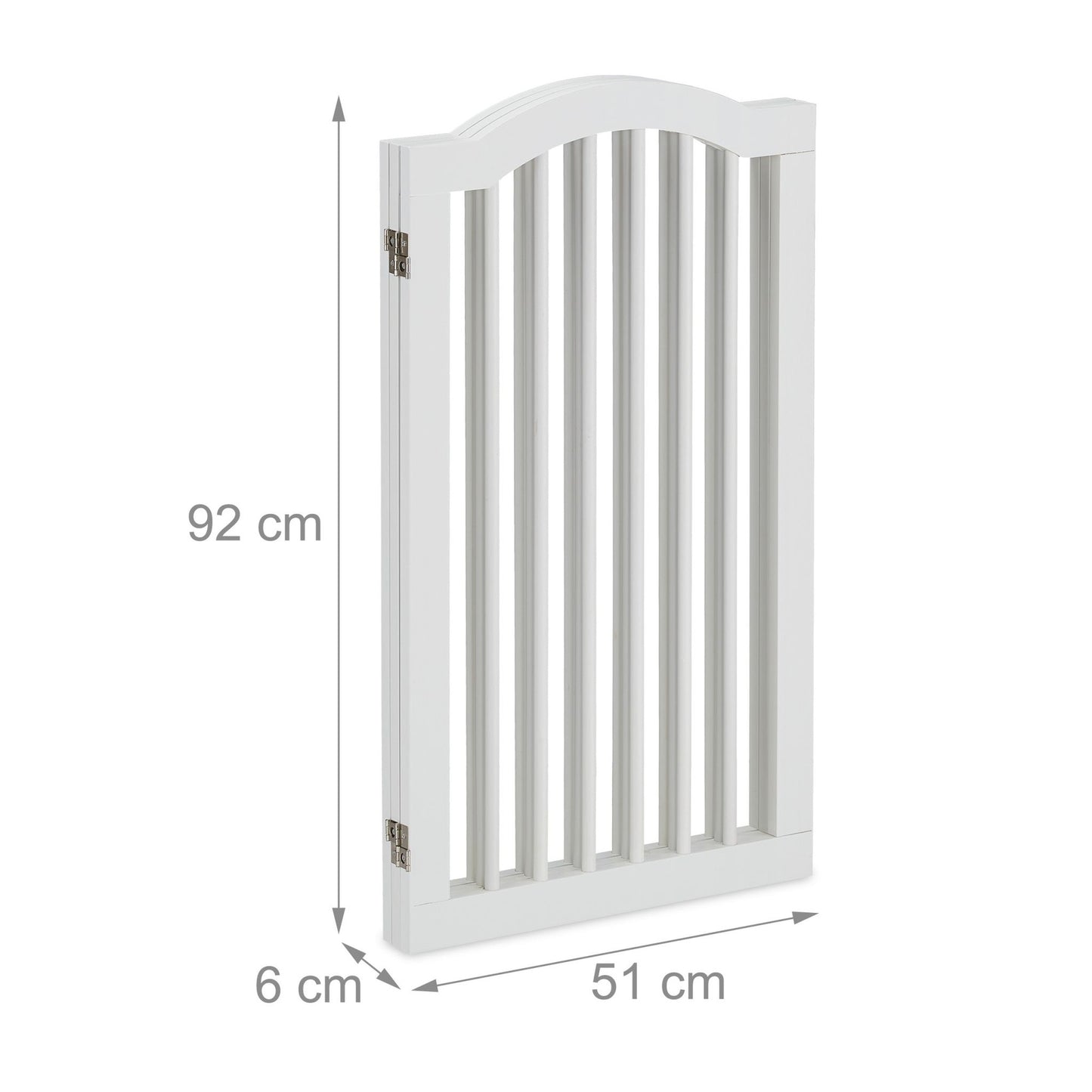 White security gate 92 cm
