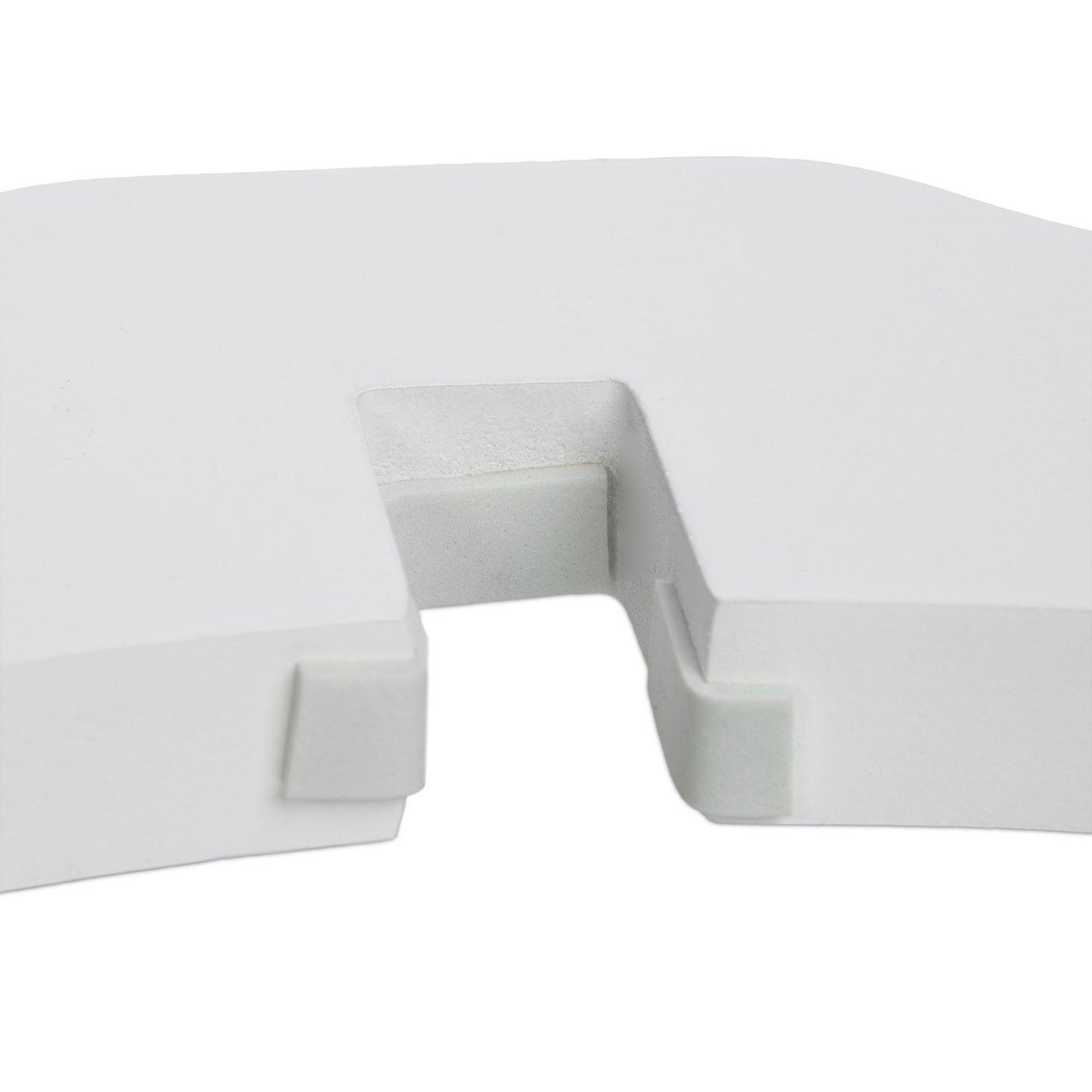 White security gate with door 70 cm