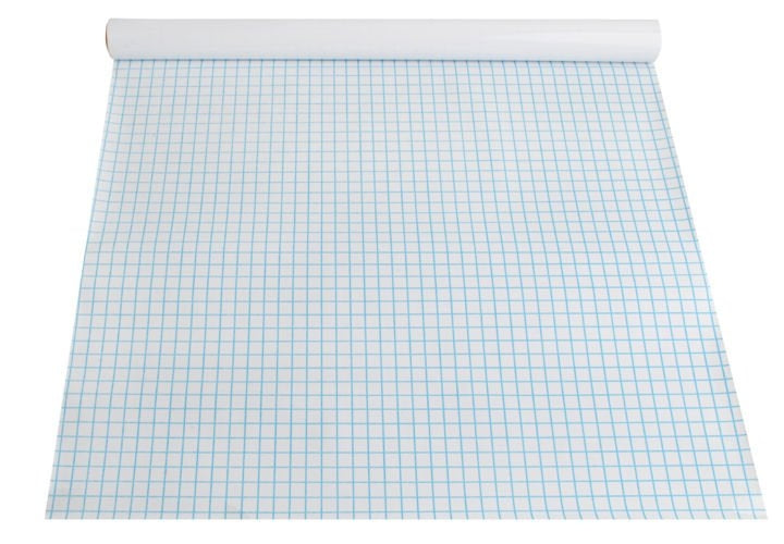White self-adhesive board 200x45 cm