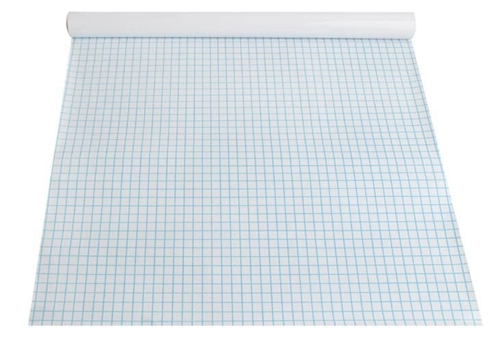 White self-adhesive board 200x45 cm