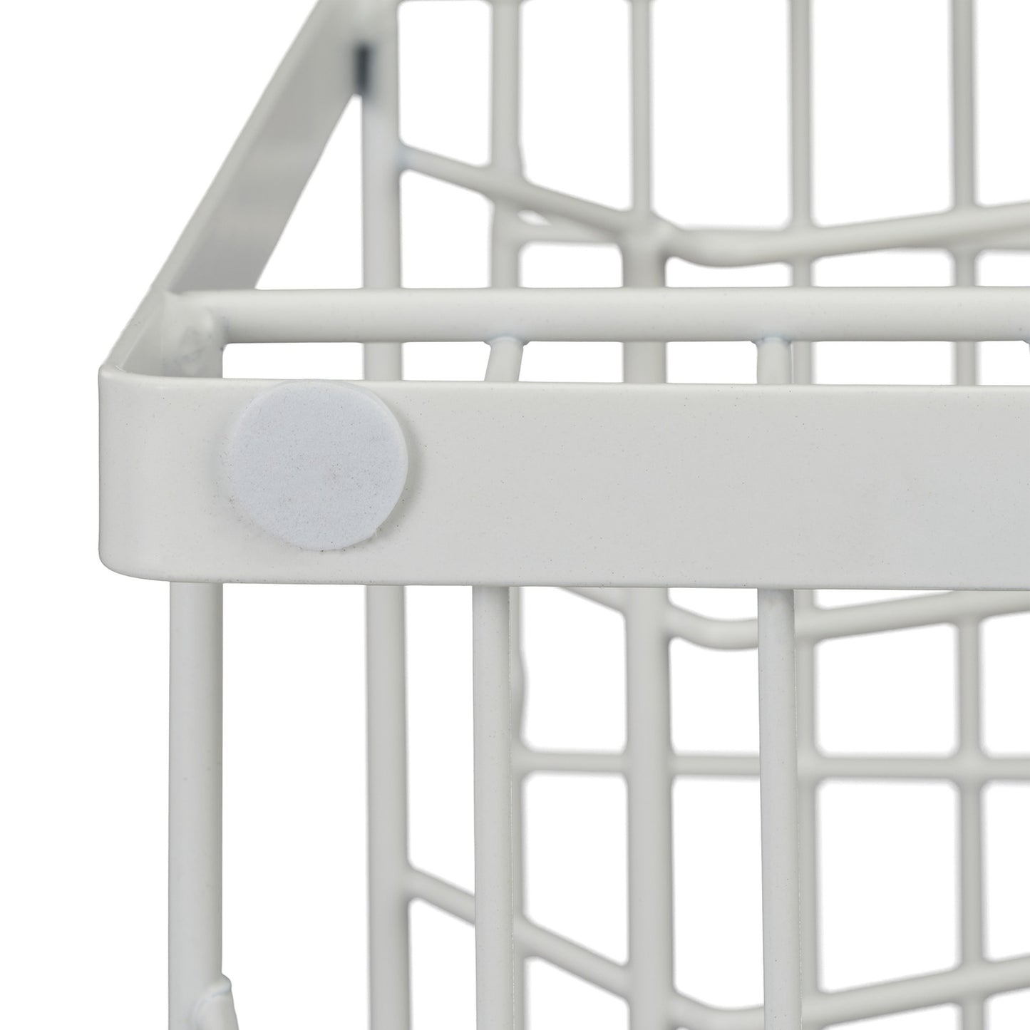 White spice rack with 3 levels