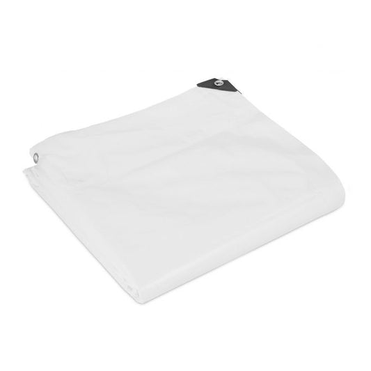 White tarpaulin 140 g/m²