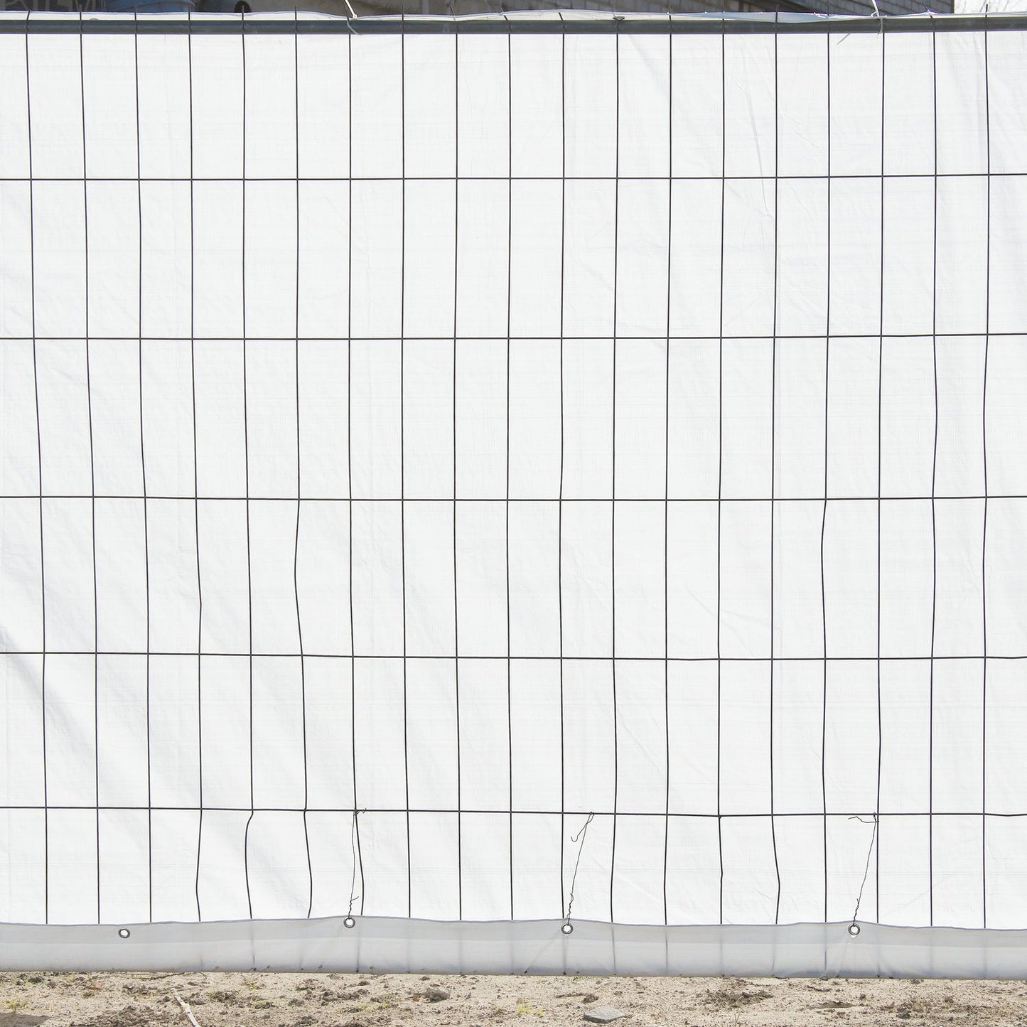 White tarpaulin 140 g/m²