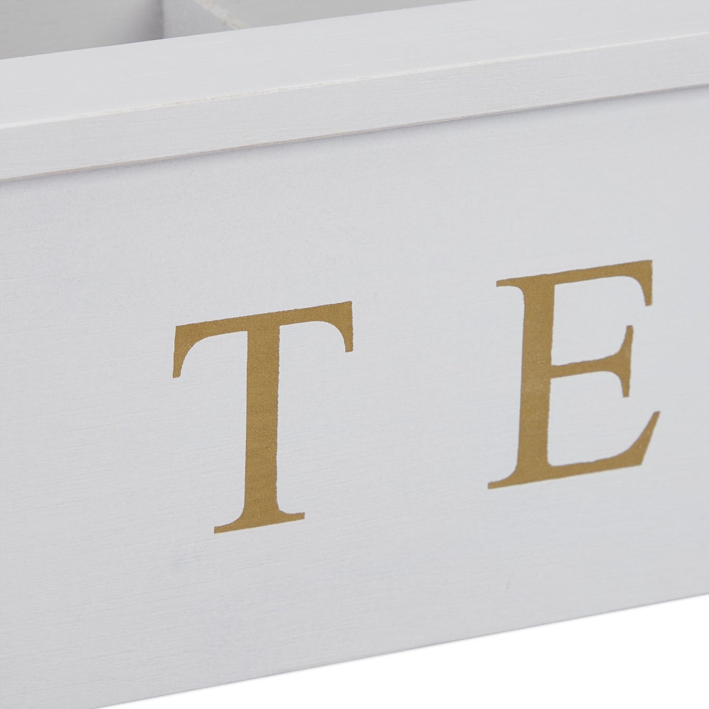 White tea box with 9 compartments