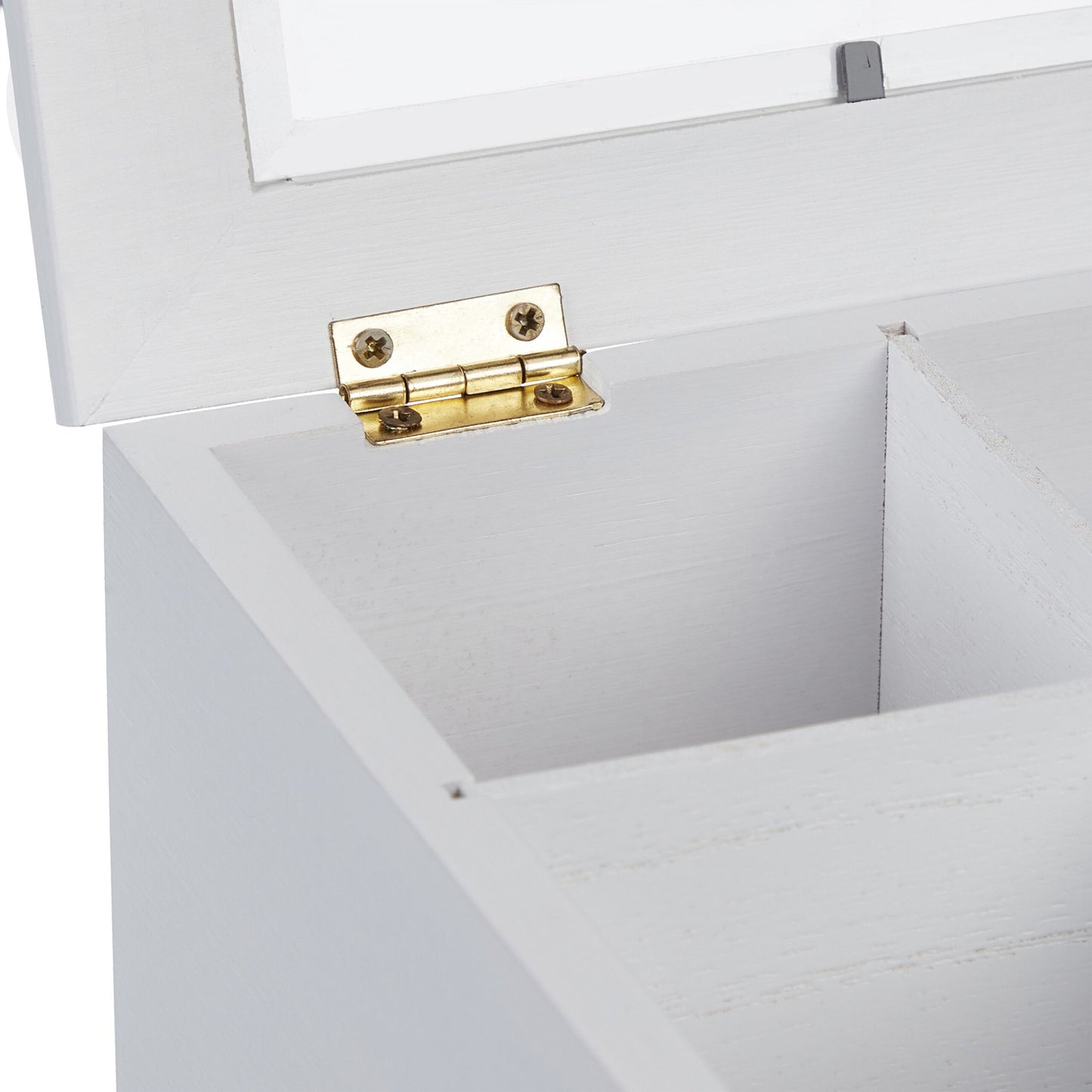 White tea box with 9 compartments