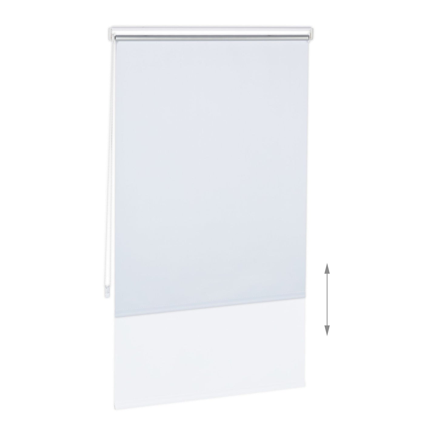 White thermal roller blind 160 cm long