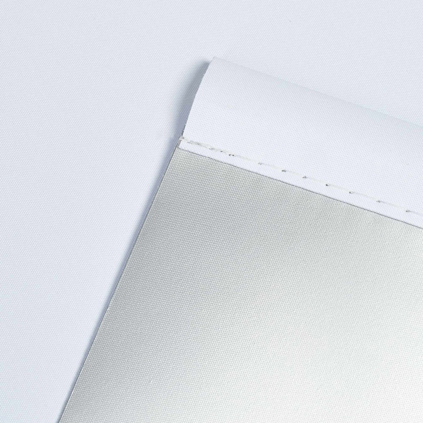 White thermal roller blind 160 cm long