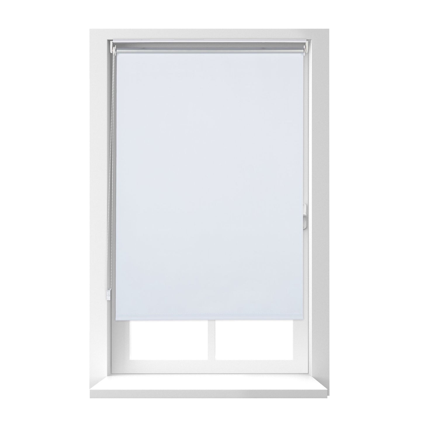 White thermal roller blind 160 cm long