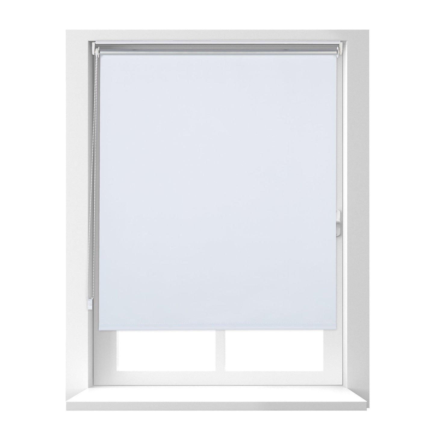White thermal roller blind 160 cm long