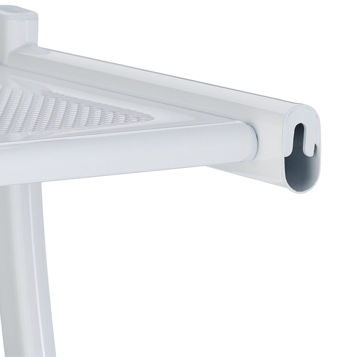 White towel rail for the wall