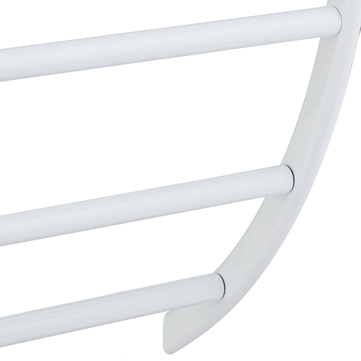 White towel rail for the wall