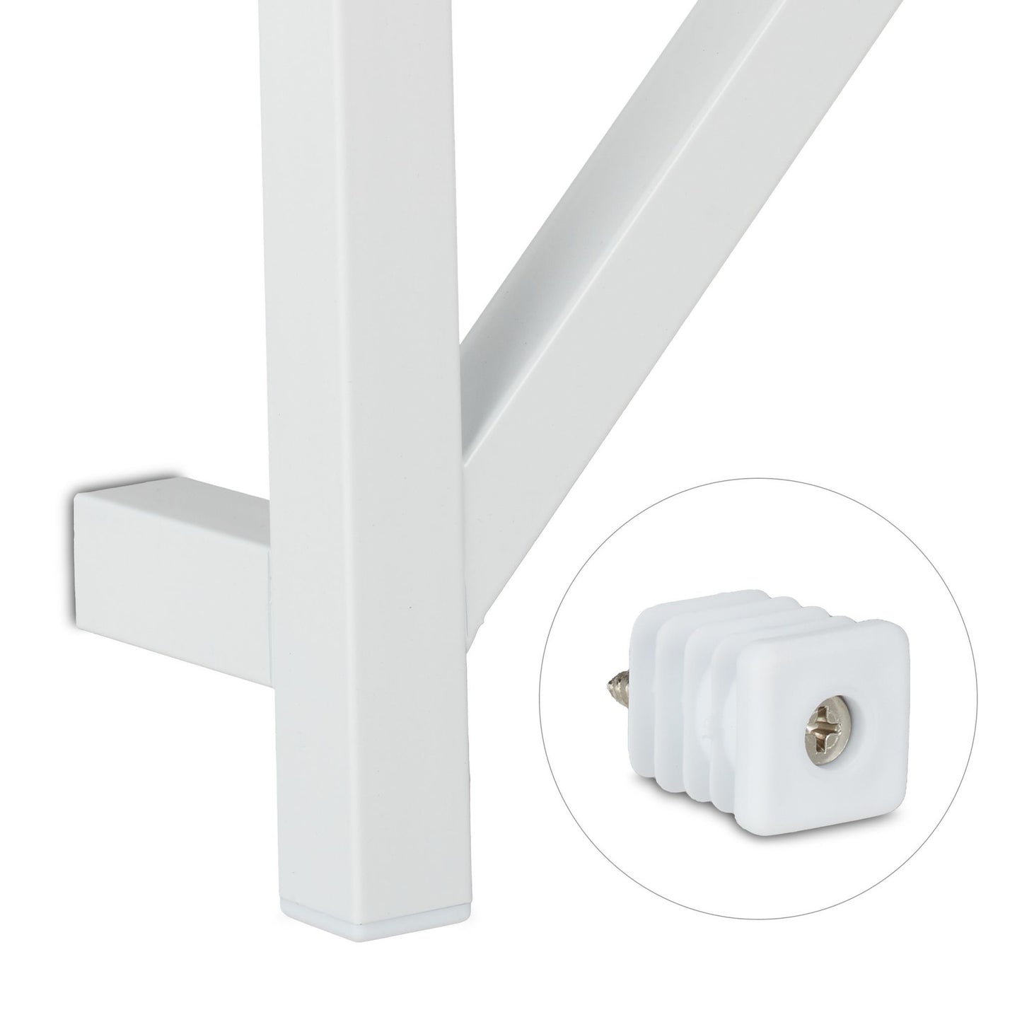 White tree-shaped coat hanger