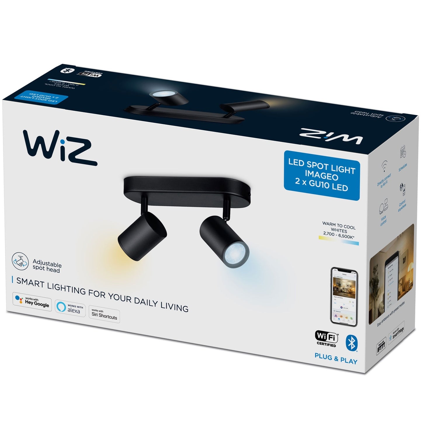 WiFi Imageo Spot 2x5W Cold-Warm White