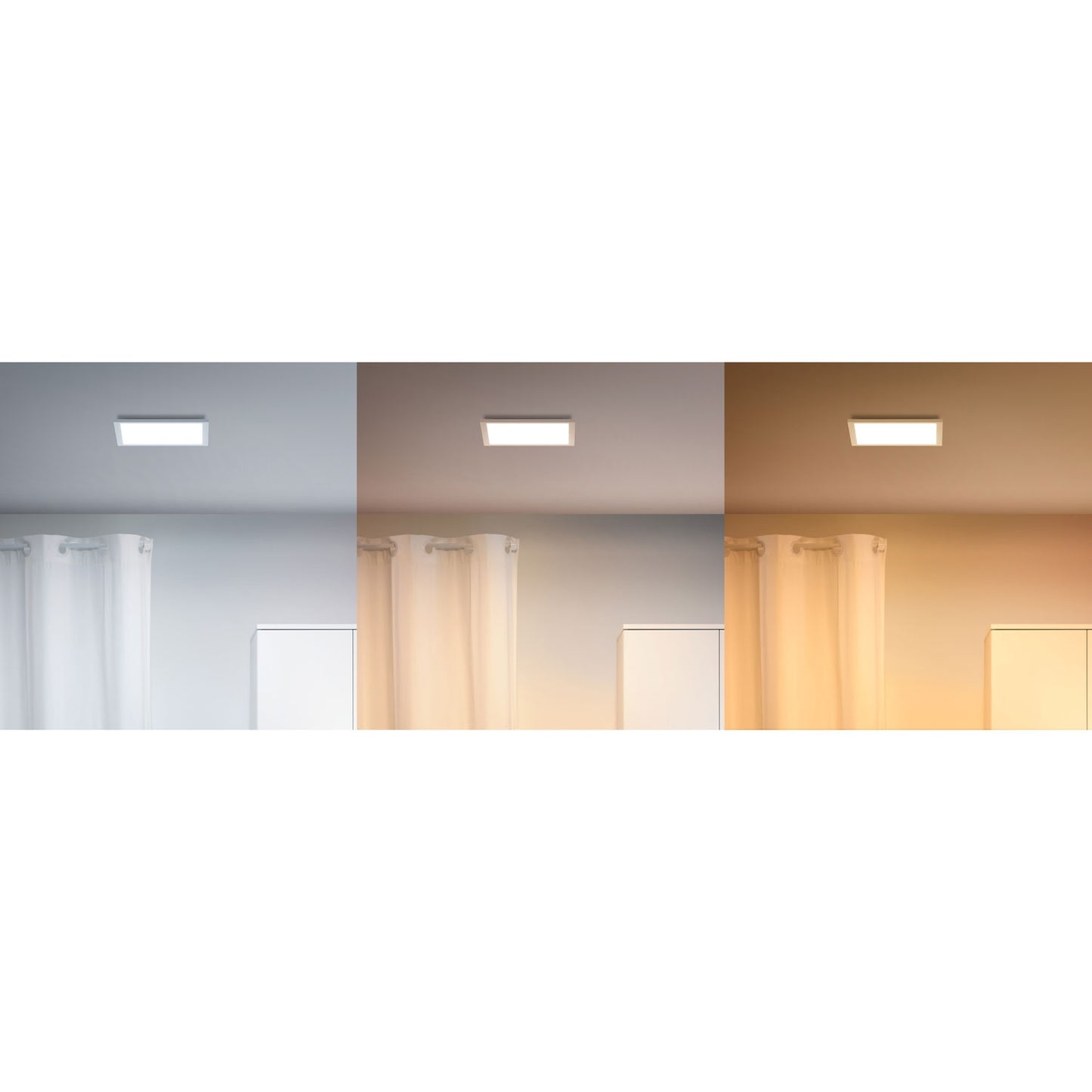 WiFi Panel Square 12W 1000ml Warm-cold white White