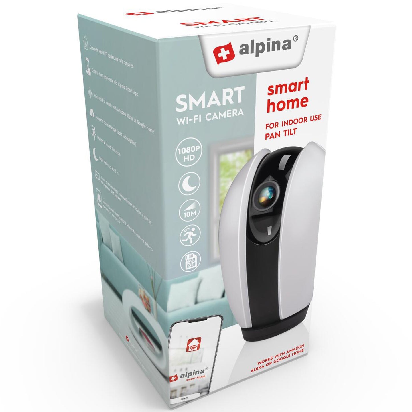 WiFi Smart Indoor Camera 1080p Rotatable