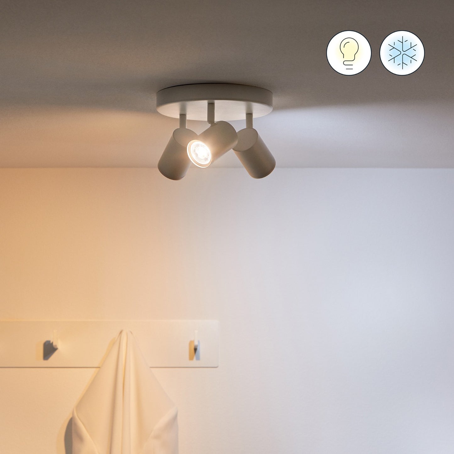 WiFi Smart LED GU10 50W Color + Warm-cool white 345 lm 3-pack