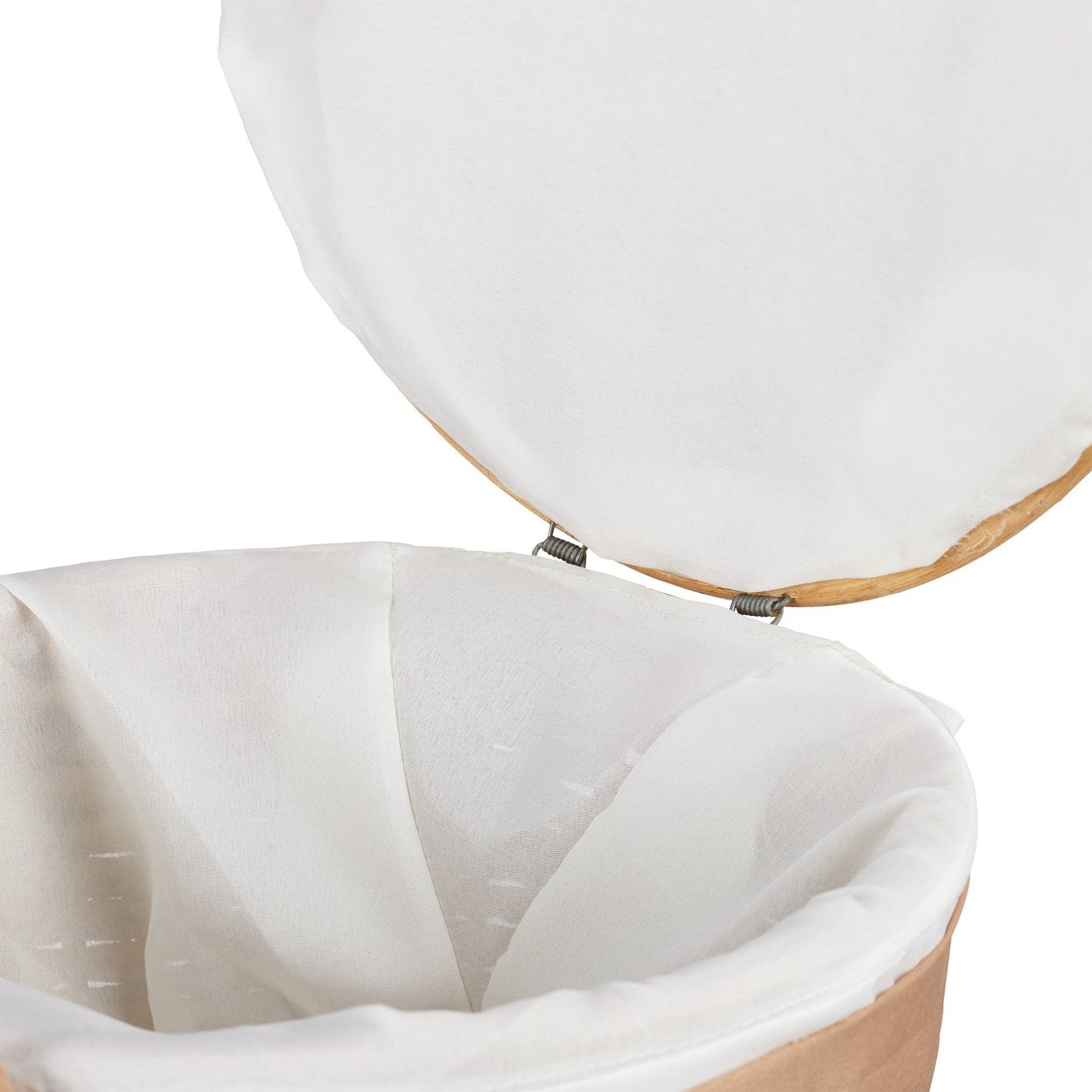 Wicker Bathroom Basket Set with Lids, 2 Pieces