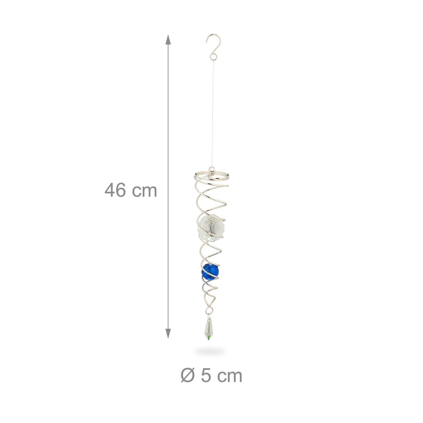 Wind chimes with glass beads
