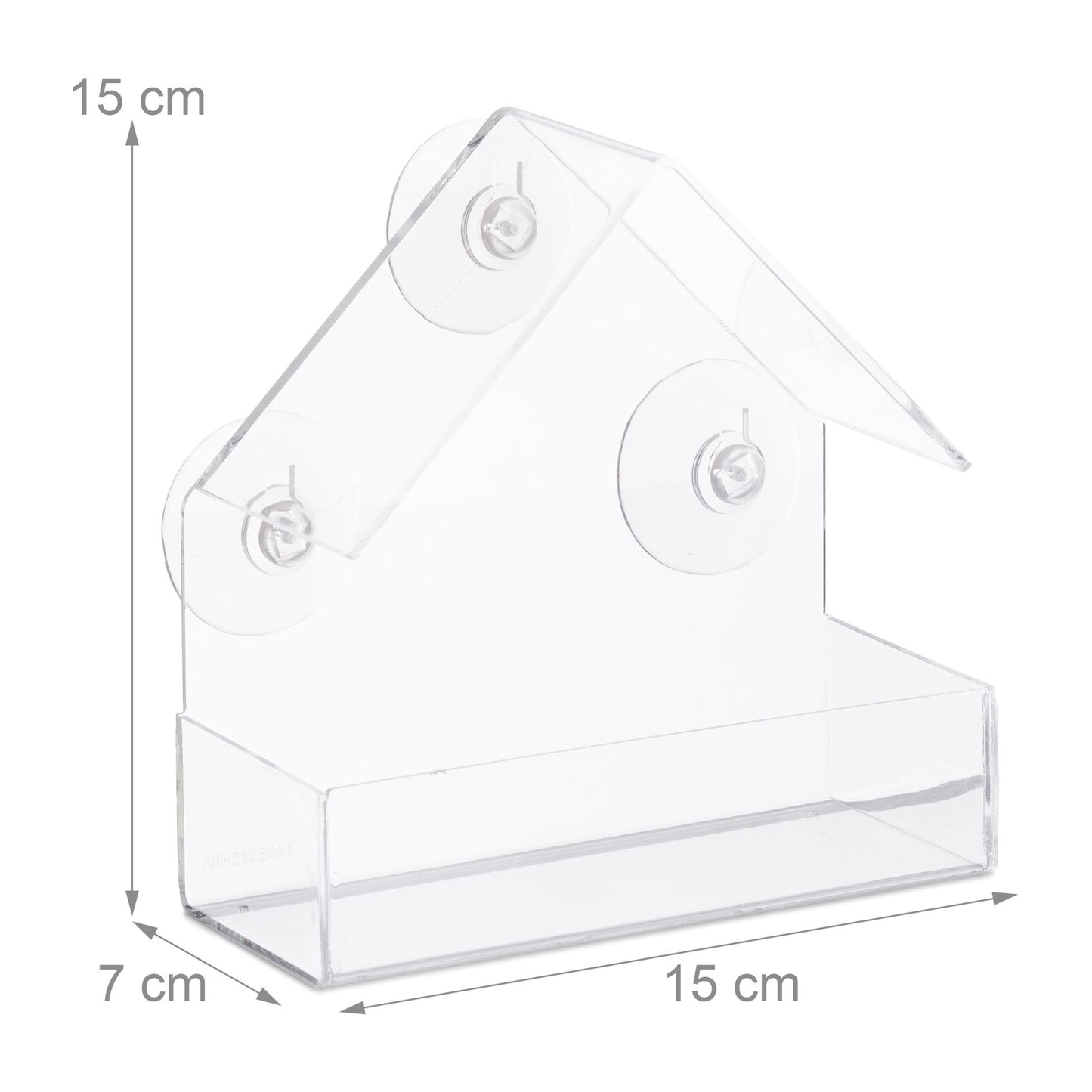 Window bird feeder, set of 2