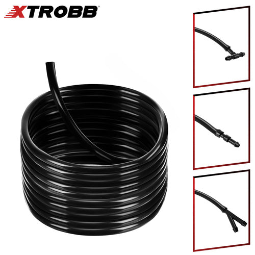 Windshield Washer Repair Kit, 2m PVC Hose, Black