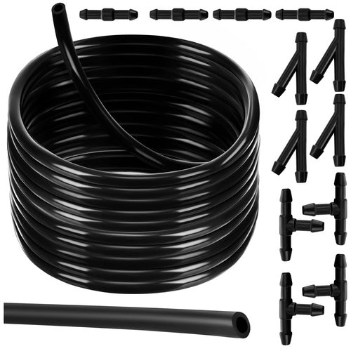 Windshield Washer Repair Kit, 2m PVC Hose, Black