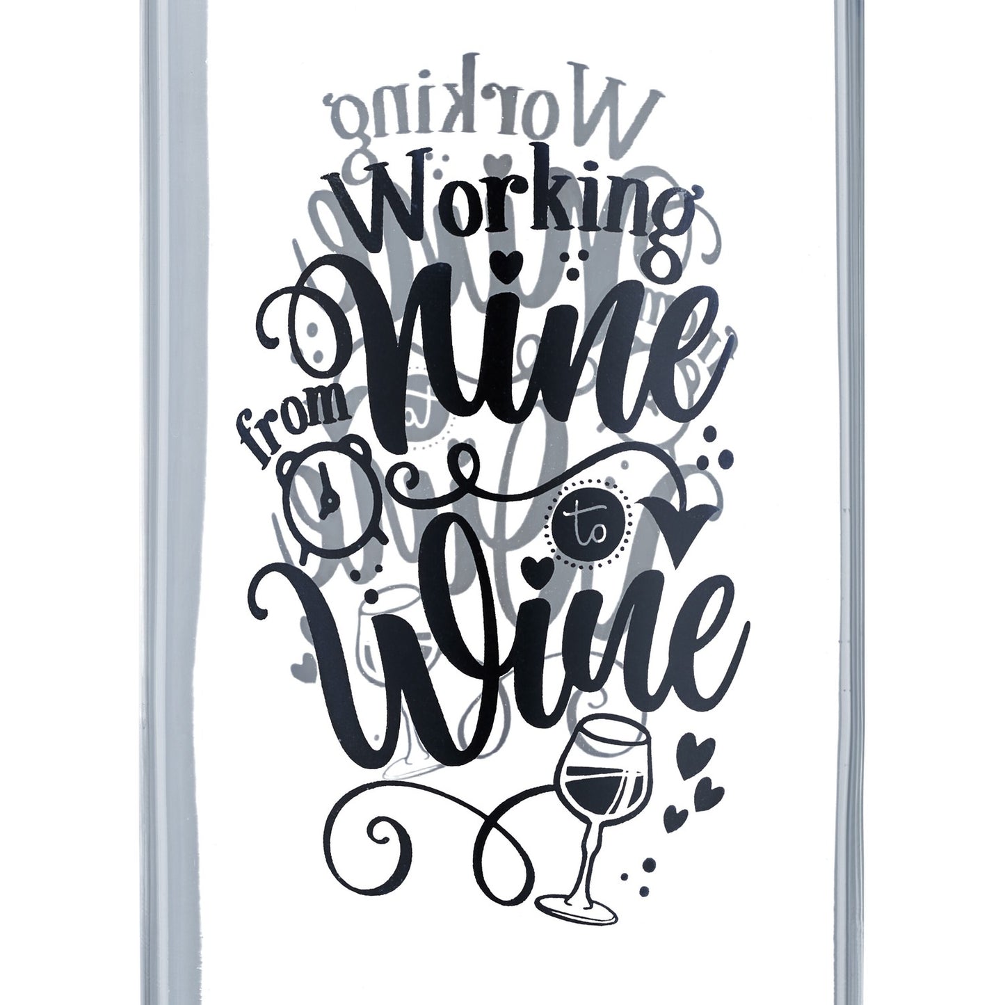 Wine Bottle Glass – Holds 750ml, Fun Gift for Wine Lovers